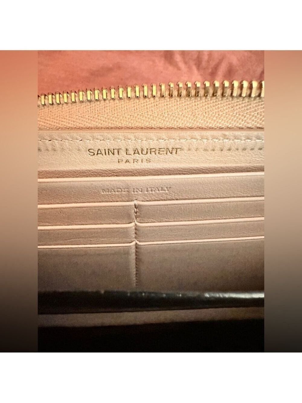 YSL Long wallet Zip Around - Picture 12 of 16